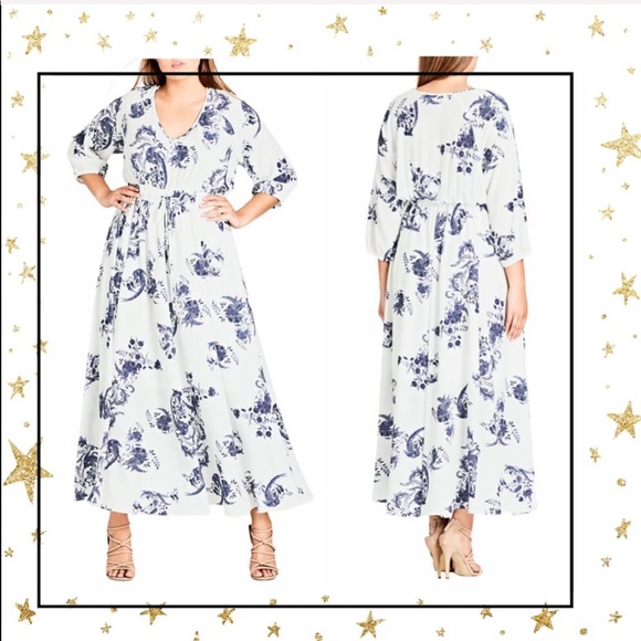 city chic shinjuku maxi dress